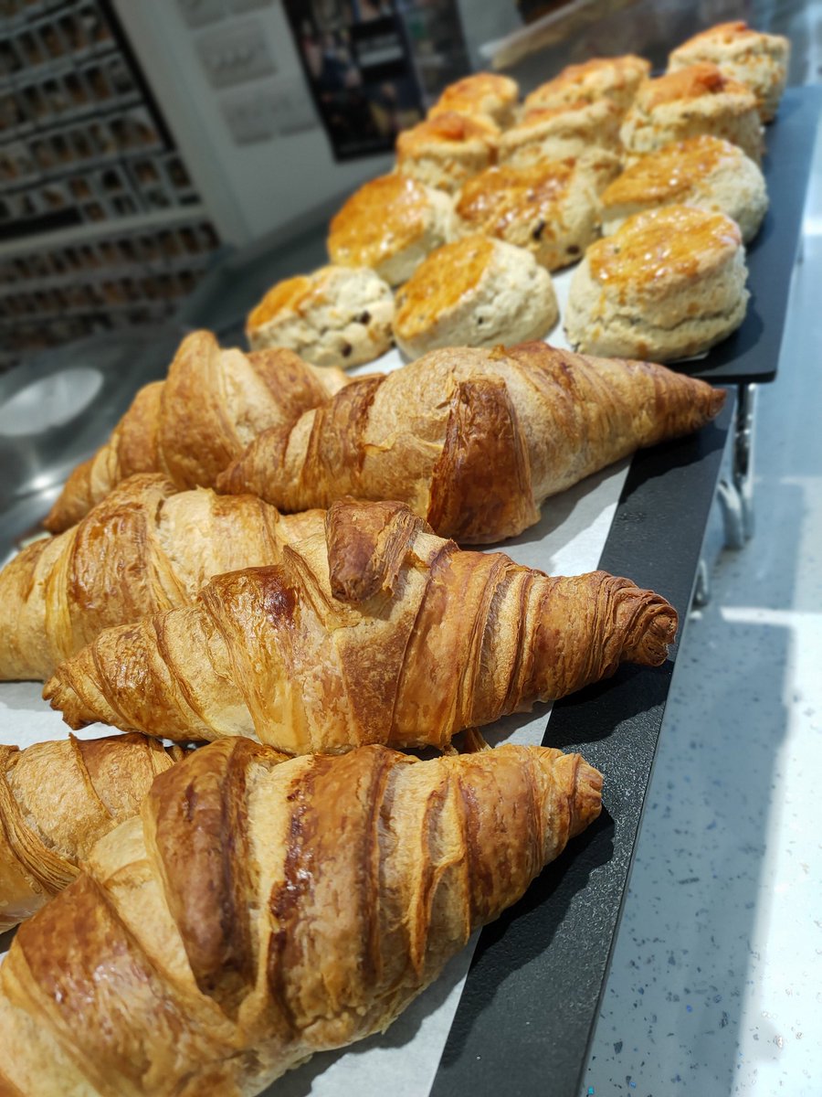 Fresh Baking! 😍 #homemade #freshcroissants #freshscones #scones #inglebycross #coffeeshop #northyorkshire