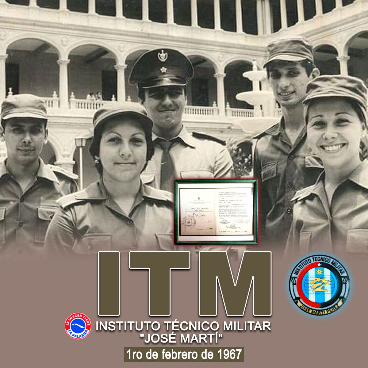 Nuestras Felicitaciones a los compañeros que integran el Instituto Técnico Militar " José Martí " al celebrar éste día el 57 Aniversario de su creación por nuestro Comandante en Jefe Fidel Castro Ruz.
💯❤️🇨🇺
#Cuba
<a href="/Viltre2/">Viltre 🇨🇺</a> @AMambises <a href="/DeZurdaTeam_/">DeZurdaTeam 📳</a>  <a href="/RomanYelina/">Yelina Roman</a>
