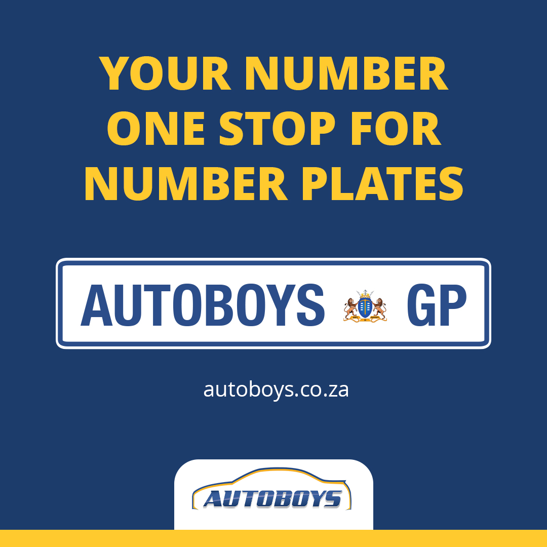 Get your number plates done hassle-free in just 3 easy steps at Autoboys! Step 1: Shoot us an email at numberplate@autoboys.co.za Step 2: Submit a copy of your ID and license disk. Step 3: Complete the process with a payment, and your order will be delivered to your doorstep.