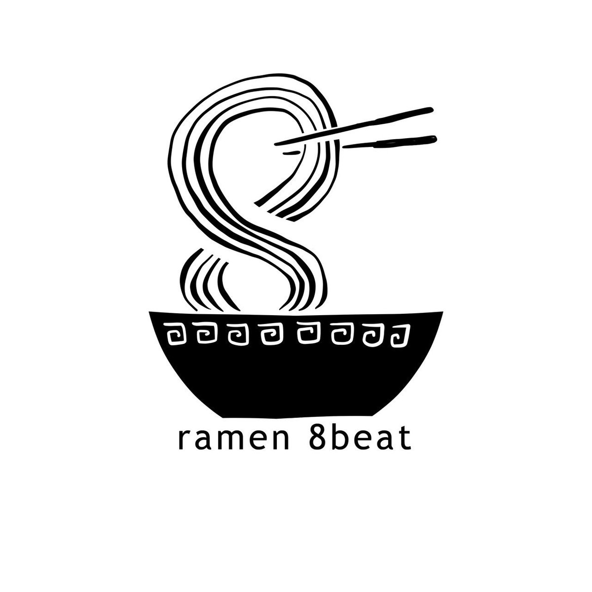 ramen_8beat's tweet photo. お店のロゴ案①
こっからもう少し変わるみたいです😏
ステッカーとかにしたら良さげな雰囲気ですね！

話変わってインスタフォロワー600人👏オープンしてないので知名度は低いとは思いますがバッキバキにフォローよろしくお願いします🙇‍♀️
☟☟☟
https://t.co/L21pwoPNFy https://t.co/DFDe8D26kL