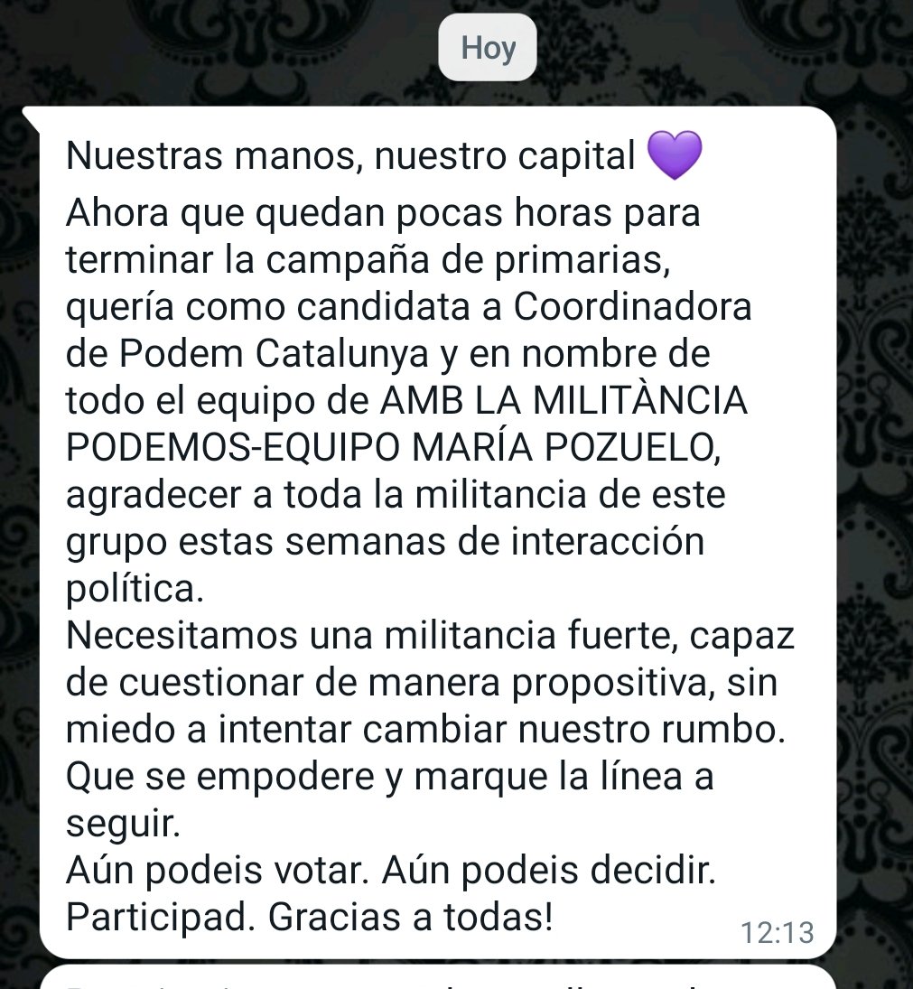 LetiBeRebel's tweet photo. 😍Esta CANDIDATURA me ha hecho recuperar la ILUSIÓN #YoConMaria

Una ILUSIÓN que tanto para mí como para MUCHAS estaba mermada desde hace 3 años.

💜Y ELLA es la PERSONA que me representa como MILITANTE que soy.

NO hay COLOR 💜
VOTA a MARÍA   MIRAD 👇

 https://t.co/WqmaLfy7DD https://t.co/H7fa7ixHTt