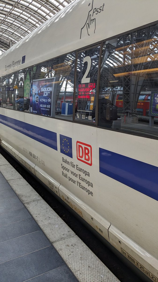 On my way to Brussels now.