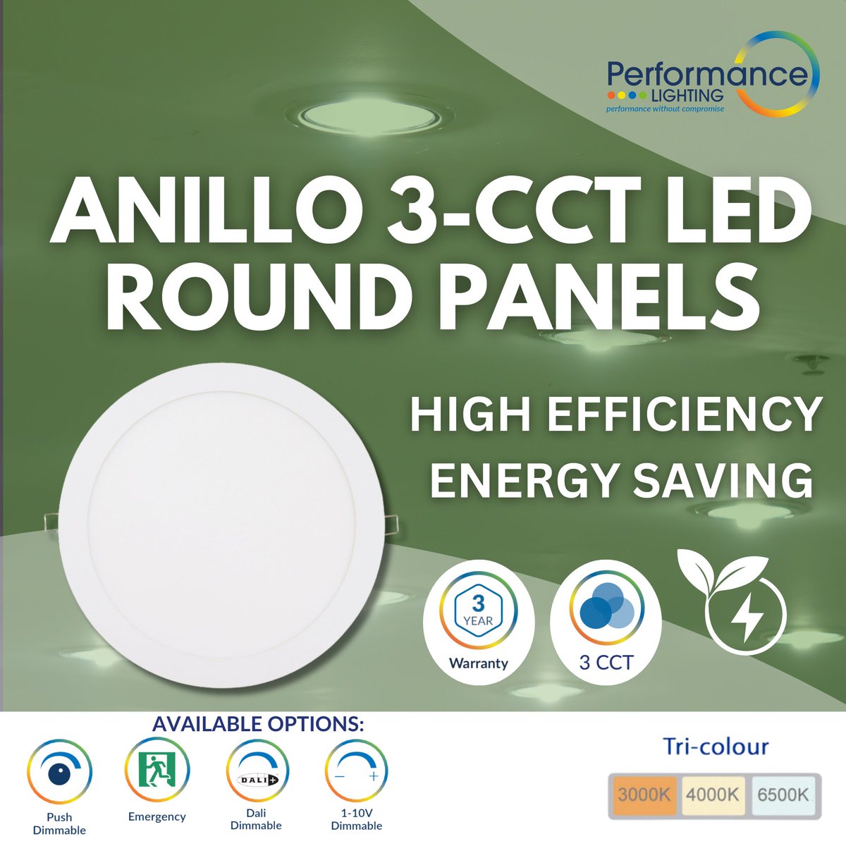 PerfLighting's tweet image. Say goodbye to harsh overhead lights and embrace the diffused brilliance with Anillo Round Panels.

See your space transformed with Anillo:

performance-lighting.co.uk/lighting_produ…

#PerformanceLighting #CommericalLighting #Sustainability #LEDLighting #Anillo