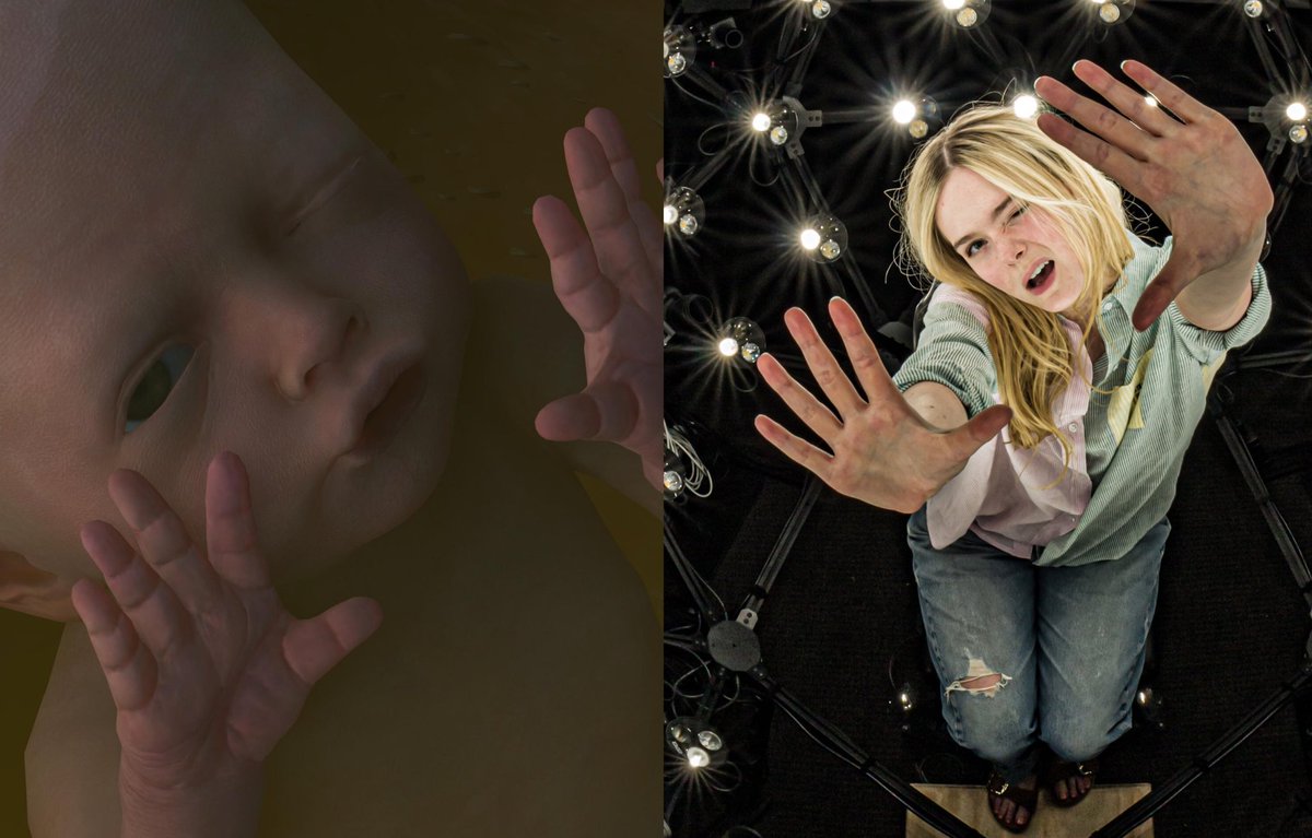 utreadlightly's tweet photo. Hello, Louise 👶👍 #DeathStranding2 #ElleFanning #Louise #Kojima #BB https://t.co/cGds6SQvi5