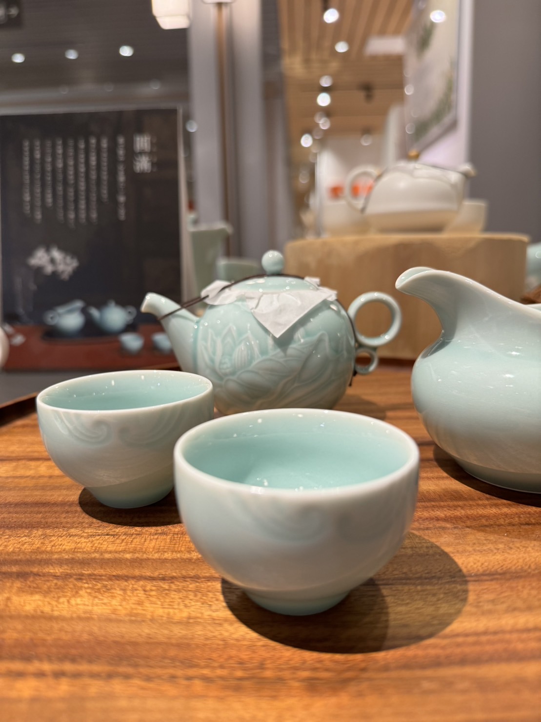 安達窯 台湾茶器セット 茶盤付 Anta Pottery 安達窯- 青瓷- 圓滿 安達窯 台湾茶器セット 茶盤付 Anta Pottery 安達窯- 青瓷- 圓滿