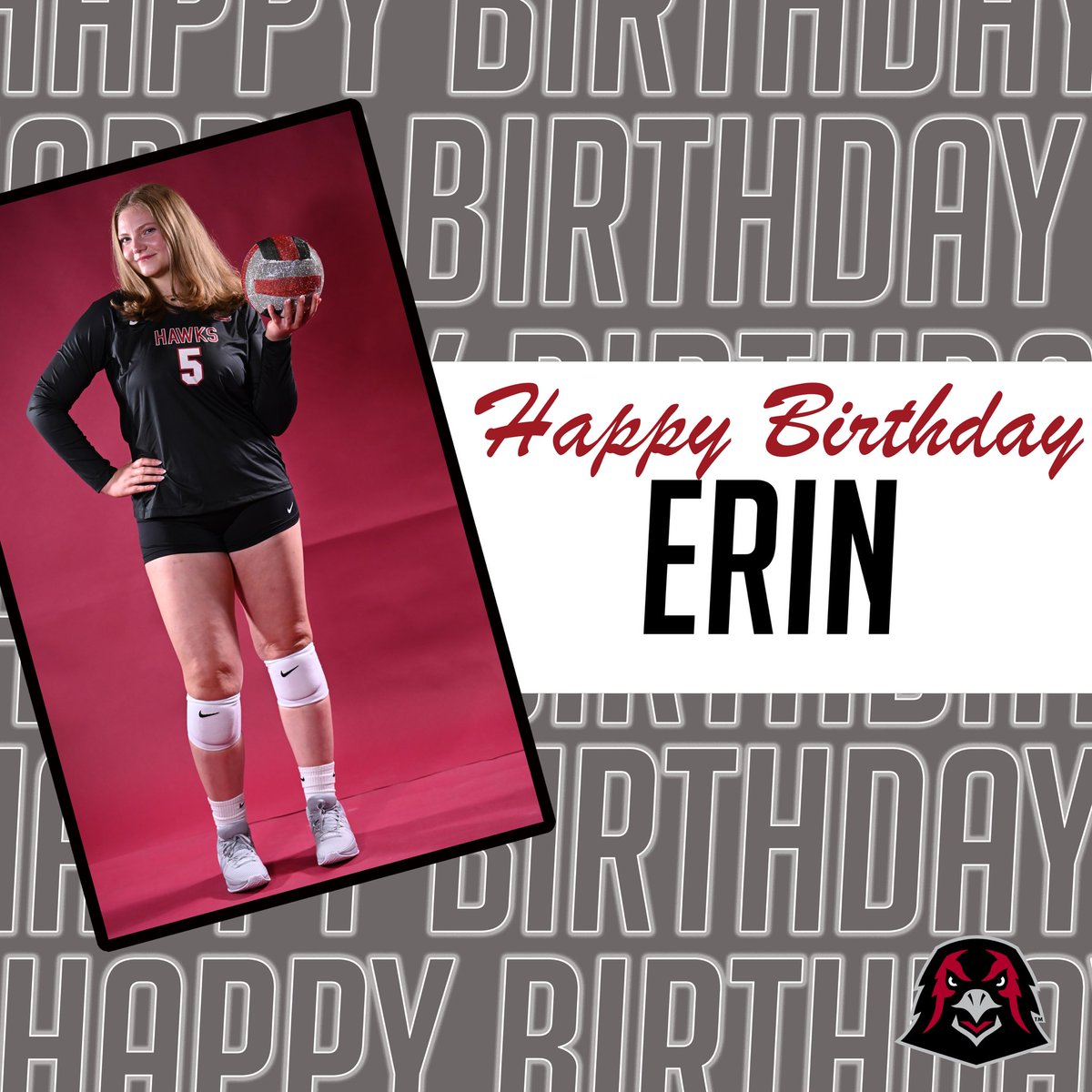 IUPVB's tweet photo. Happy Birthday Erin π
#TalonsUp #VolleyHawks #BirthdayHawk https://t.co/rHQwk7ZeOJ