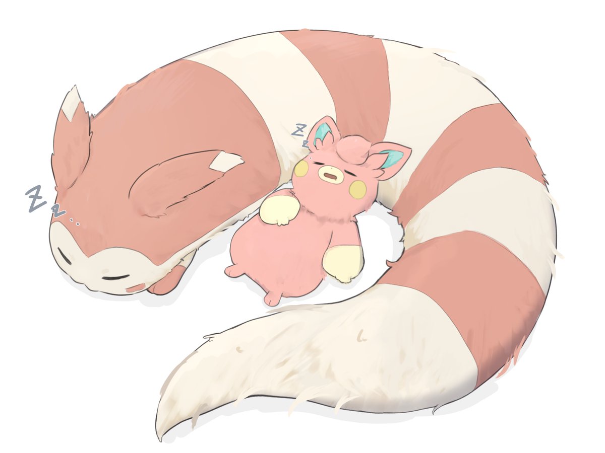 akane_pkmn's tweet photo. #ポケモンイラスト 
おねむな…💤 https://t.co/jAocrXUvEm