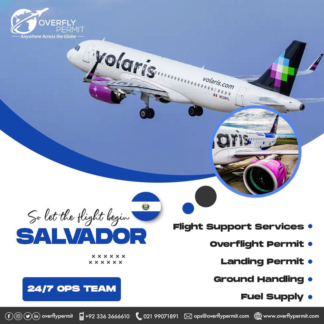 overflypermit's tweet image. SALVADOR OVERFLY PERMIT
LINK : overflypermit.com/overflight-per…

Go where you want to go. Wherever you're going, we'll get you there.
Email: ops@overflypermit.com
Contact No:+923363666610
Website: overflypermit.com

#overflypermit #flights #passengerflight #landing #salvador #FYP