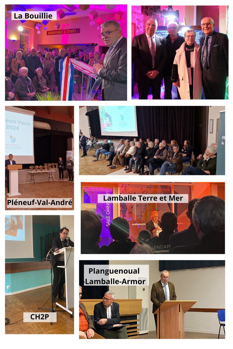 ⏯️ Retour en photos sur un mois de janvier riche en rencontres.

Voeux et assemblées générales sur le canton de Pléneuf-Val-André. Un canton attractif de 15 communes, grâce au dynamisme de ses élus, de ses acteurs sociaux, culturels, associatifs, économiques et de ses habitants.