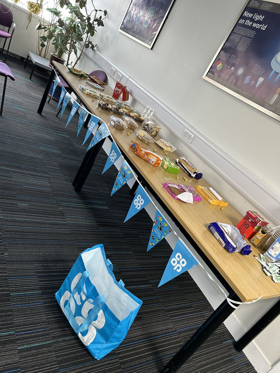 It’s Time to Talk Day!
Our coffee morning <a href="/PhysicsStrath/">Physics, University of Strathclyde</a> is about to get started.

Getting the department together to encourage conversations!

#TimeToTalkDay 
<a href="/seemescotland/">See Me</a> <a href="/SAMHtweets/">SAMH</a> @fionaherriot <a href="/Tom_MPM/">Tom Copeland</a>
