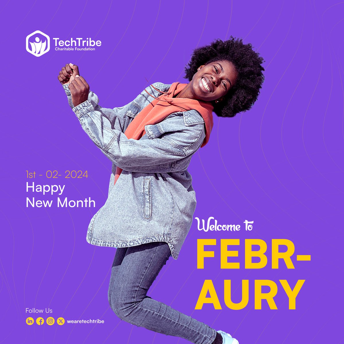 HAPPY NEW MONTH TECHIES!!!!

Welcome to February !!

#developer #uxwriter #uxdesign #uxuidesign #uxdesigner