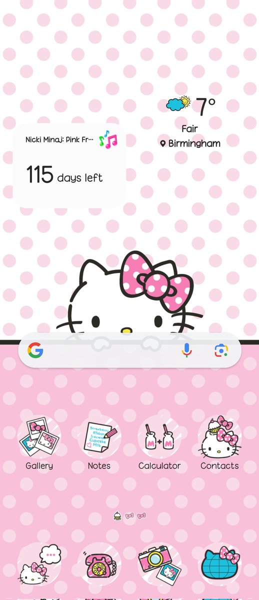 i love my phone theme, ain't it the cutest? 🤍
