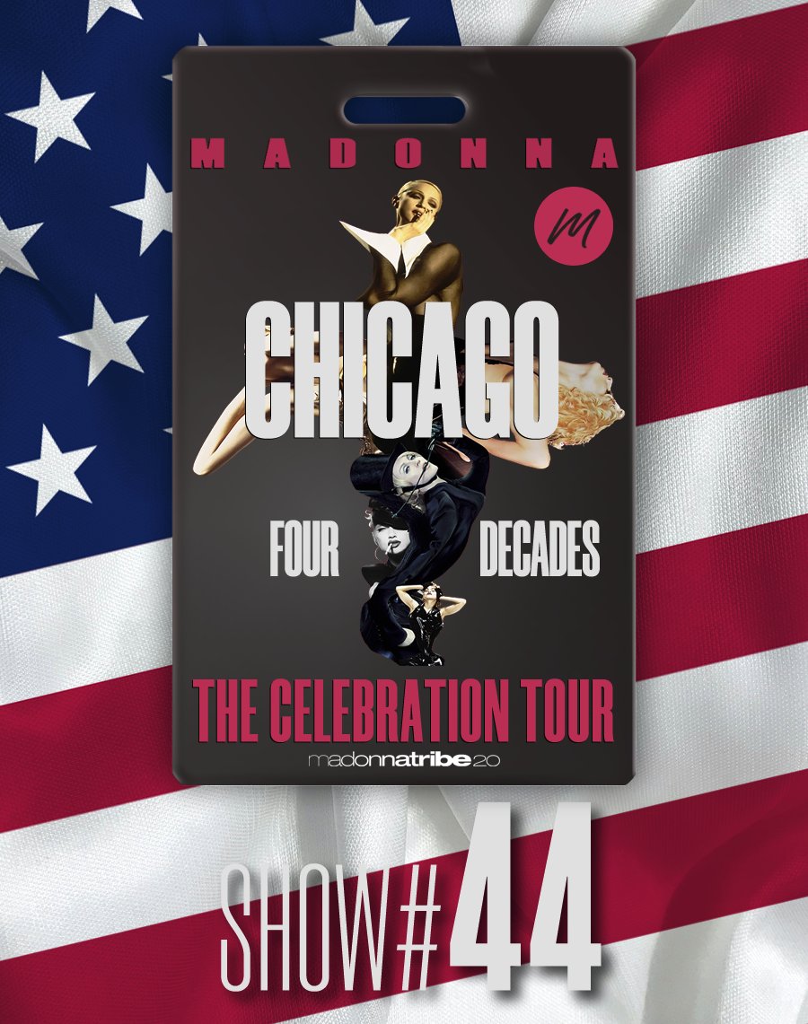 mtribefrance's tweet photo. Ce soir, 1er des 2 concerts du Celebration Tour ร l'United Center ร Chicago. ๐บ๐ธ
#Madonna #MadonnaCelebrationTour #Show44 https://t.co/8nZ9N3XB64