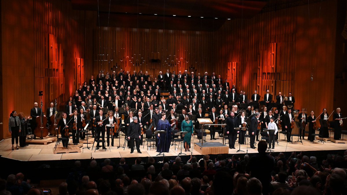 londonsymphony's tweet photo. What an unforgettable night! 🎶 It was pure magic performing Mendelssohn's Elijah again with the dream team of @LSChorus , the fantastic soloists, and the @guildhallschool semi-chorus under Sir Antonio Pappano's guidance!

Photo: Mark Allan https://t.co/QAuFzkh9QZ