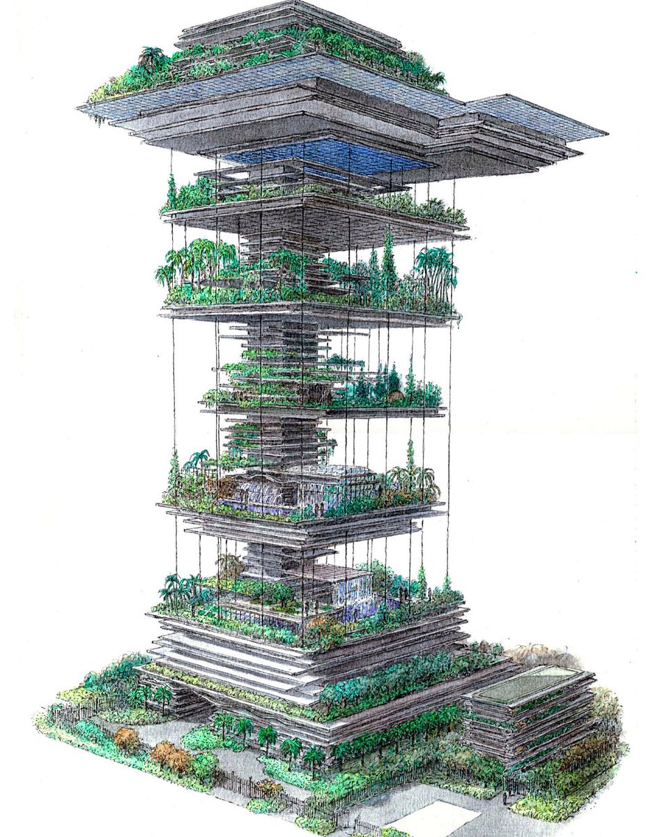 Stefano Boeri Architetti (@boeriarchitetti) on Twitter photo Tra i primi architetti ad immaginare torri urbane abitate dal verde, #JamesWines con il suo lavoro è una forte ispirazione per i progetti di architetture verdi e per il prototipo di #BoscoVerticale.
James Wines, Antilla ‘Vertiscape’ Tower Proposal (2003).
<a href="/StefanoBoeri/">stefano boeri</a> Tra i primi architetti ad immaginare torri urbane abitate dal verde, #JamesWines con il suo lavoro è una forte ispirazione per i progetti di architetture verdi e per il prototipo di #BoscoVerticale.
James Wines, Antilla ‘Vertiscape’ Tower Proposal (2003).
<a href="/StefanoBoeri/">stefano boeri</a>