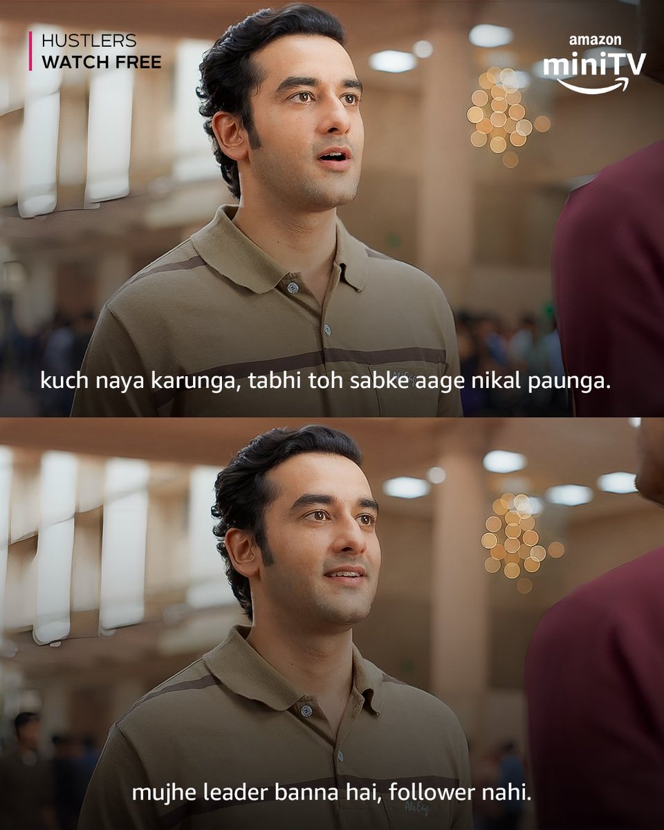 zindagi mein ek baar yeh dialogue sey zaroor relate kiya hai!🤟

#Hustlers streaming now on #AmazonminiTV for FREE!!

#HustlersOnAmazonminiTV #HumBhiHustlers #StreamingNow