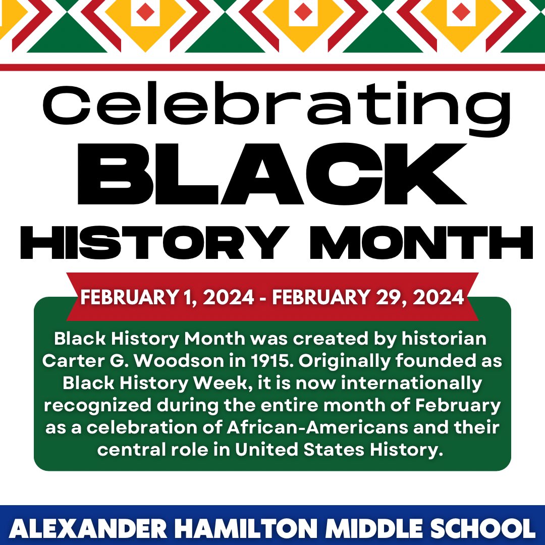 Announcement: Black History Month is an annual celebration of achievements by African Americans and a time for recognizing their central role in United States History. 

#BlackHistoryMonth

<a href="/MrsAgnew18/">Coach A M.Ed</a> <a href="/petecarter3/">Erika Carter</a> @HISDCentral <a href="/BluiettLucretia/">Lucretia Bluiett</a> <a href="/MrsAguasTweets/">Tricia N. Aguas</a> <a href="/JobsonMath/">mathTECHmatics</a>