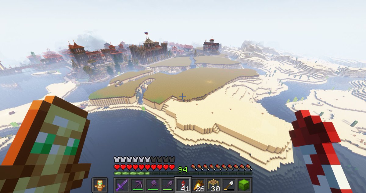 FrishAdam's tweet image. Final piece of Lavanna City Green Expansion Terraforming projects are nearly completed. (70% Completed)
Phase 4A (Completed green site) ✅
Phase 4B (Riverbank and seaside embankment)

Estimate completion by this February.
#Minecraft #Minecraftprojects