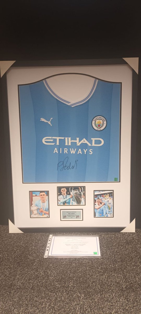🏆💙Raffle time 💙🏆

Better odds on this one 1-20 £20 per number to win a haaland signed and framed shirt comes with COA and will inc postage (uk only) comment or dm with your numbers 💙I will go live when all numbers have sold 🤞💙

Numbers left - 1,2,3,20