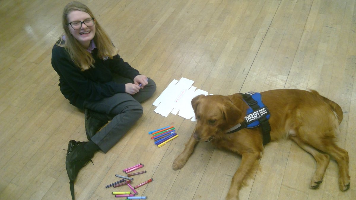 CHILDRENS MENTAL HEALTH WEEK MY VOICE MATTERS Meet Shanice and Kayleigh of @DormstonSch The students joined us for an Animal Assisted Emotional Regulation programme & liked learning about techniques to support their emotions & recognising healthy & unhealthy emotional responses