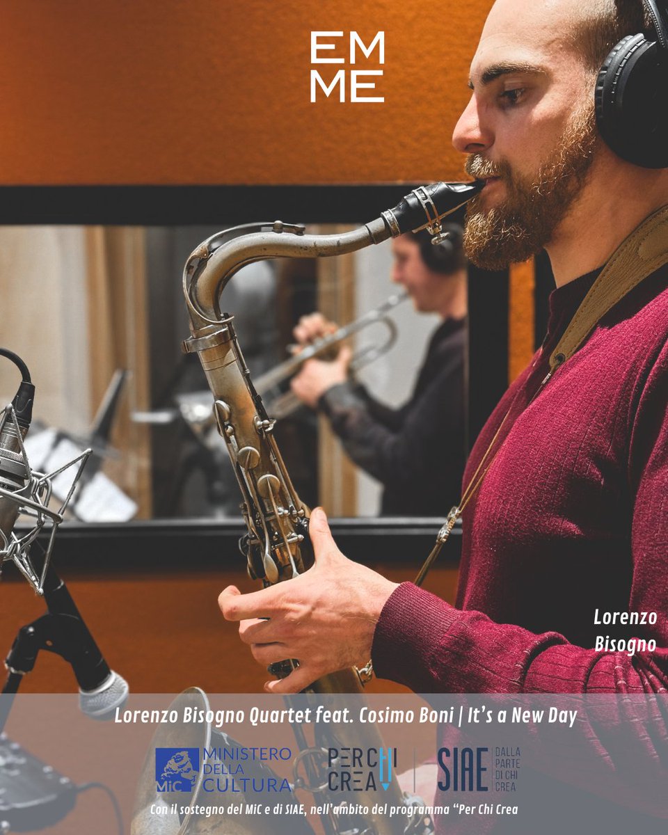 𝗟𝗼𝗿𝗲𝗻𝘇𝗼 𝗕𝗶𝘀𝗼𝗴𝗻𝗼 𝗤𝘂𝗮𝗿𝘁𝗲𝘁 𝗳𝗲𝗮𝘁. 𝗖𝗼𝘀𝗶𝗺𝗼 𝗕𝗼𝗻𝗶 | 𝗜𝘁’𝘀 𝗮 𝗡𝗲𝘄 𝗗𝗮𝘆‼️
📌 𝖴𝗇𝖺 𝖯𝗋𝗈𝖽𝗎𝗓𝗂𝗈𝗇𝖾 𝖤𝗆𝗆𝖾 𝖯𝗋𝗈𝖽𝗎𝗓𝗂𝗈𝗇𝗂 𝖬𝗎𝗌𝗂𝖼𝖺𝗅𝗂
<a href="/SIAE_Official/">SIAE</a> <a href="/MiC_Italia/">Ministero della Cultura</a> #perchicrea