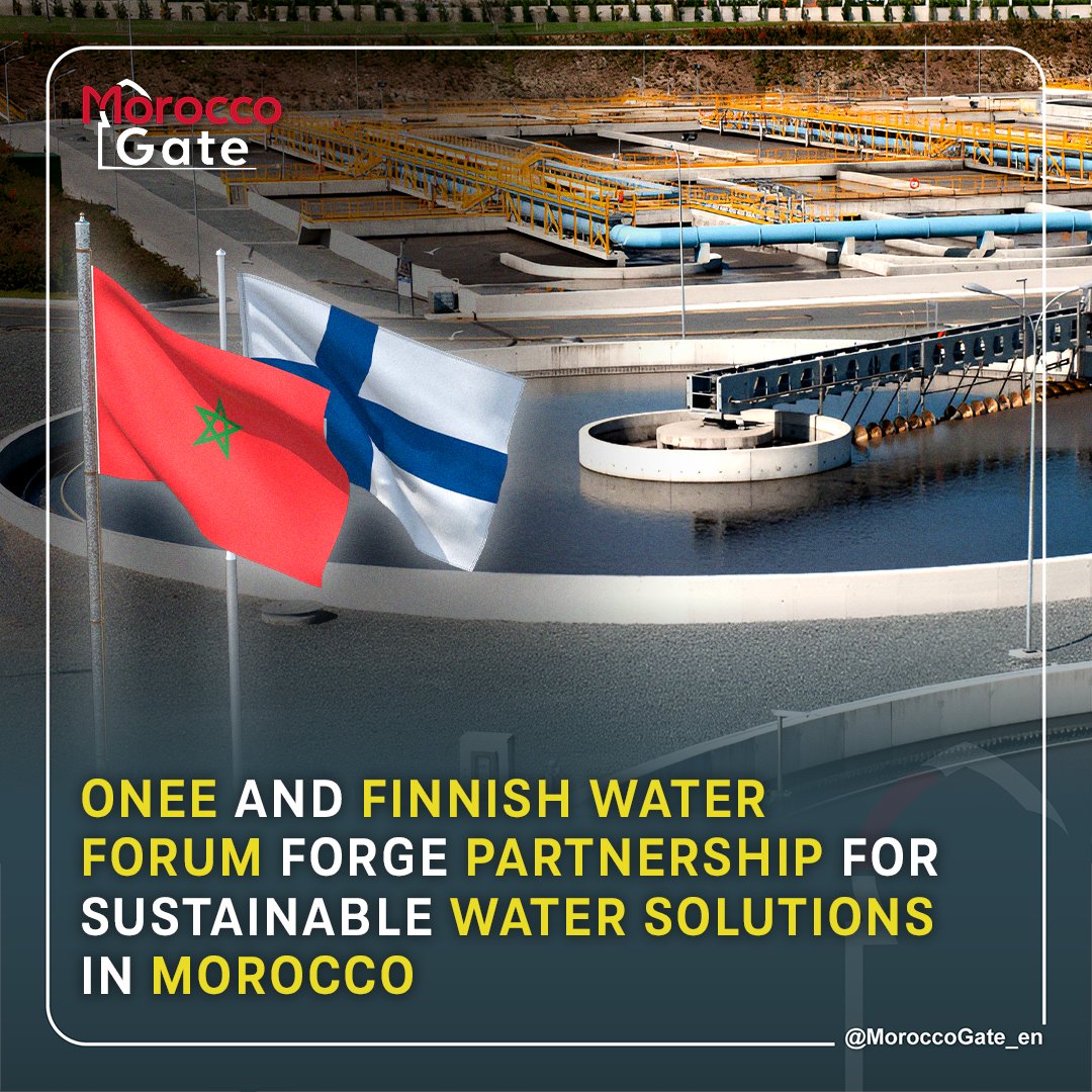 🇲🇦🇫🇮 The Director General of the National Office of Electricity and Potable Water #ONEE, Abderrahim El HAFIDI, discussed cooperation in drinking water and liquid sanitation with Finland's Ambassador, <a href="/MarjaanaSall/">Marjaana Sall</a>, in Rabat. The meeting is part of the <a href="/FinWaterForum/">Finnish Water Forum</a>'s delegation