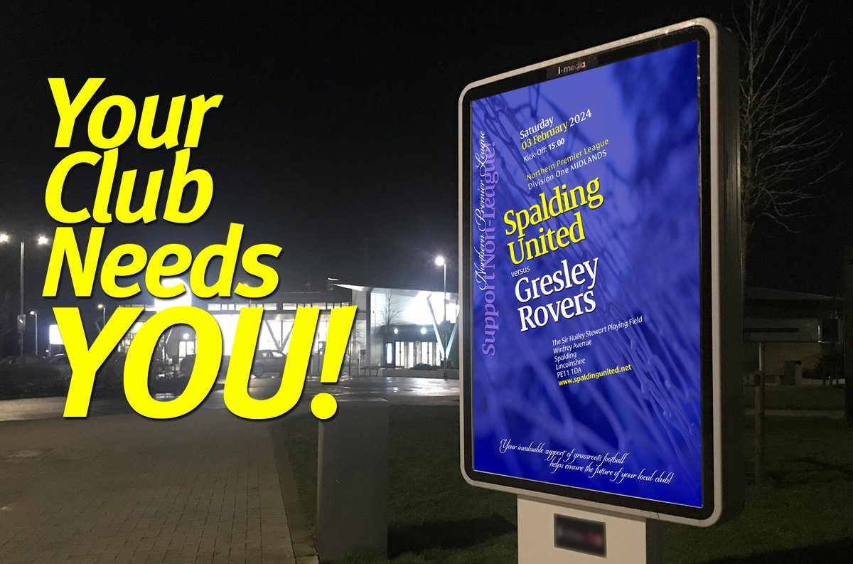 thejakewhiteley's tweet image. Plenty of top-notch #NonLeagueFootie action locally this coming Sat 3/2 including (at #StepFour),
@SpaldingUnited v @GresleyRovers - be sure to check the host club's social-media/website ahead of KO on matchday for very latest info re Ticketing/Admission Prices, etc!...
