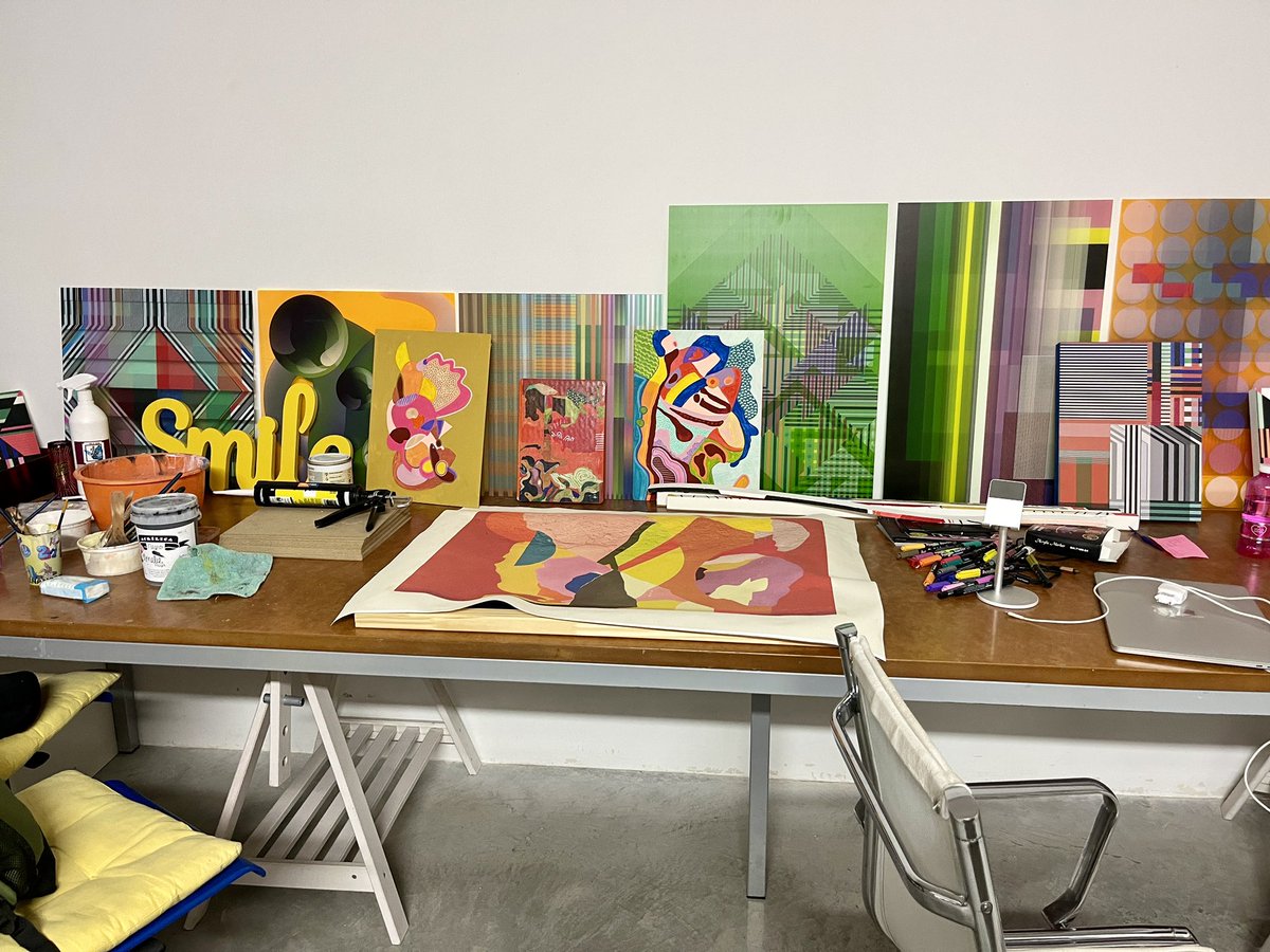 Working hard for the @artist360  in Spain