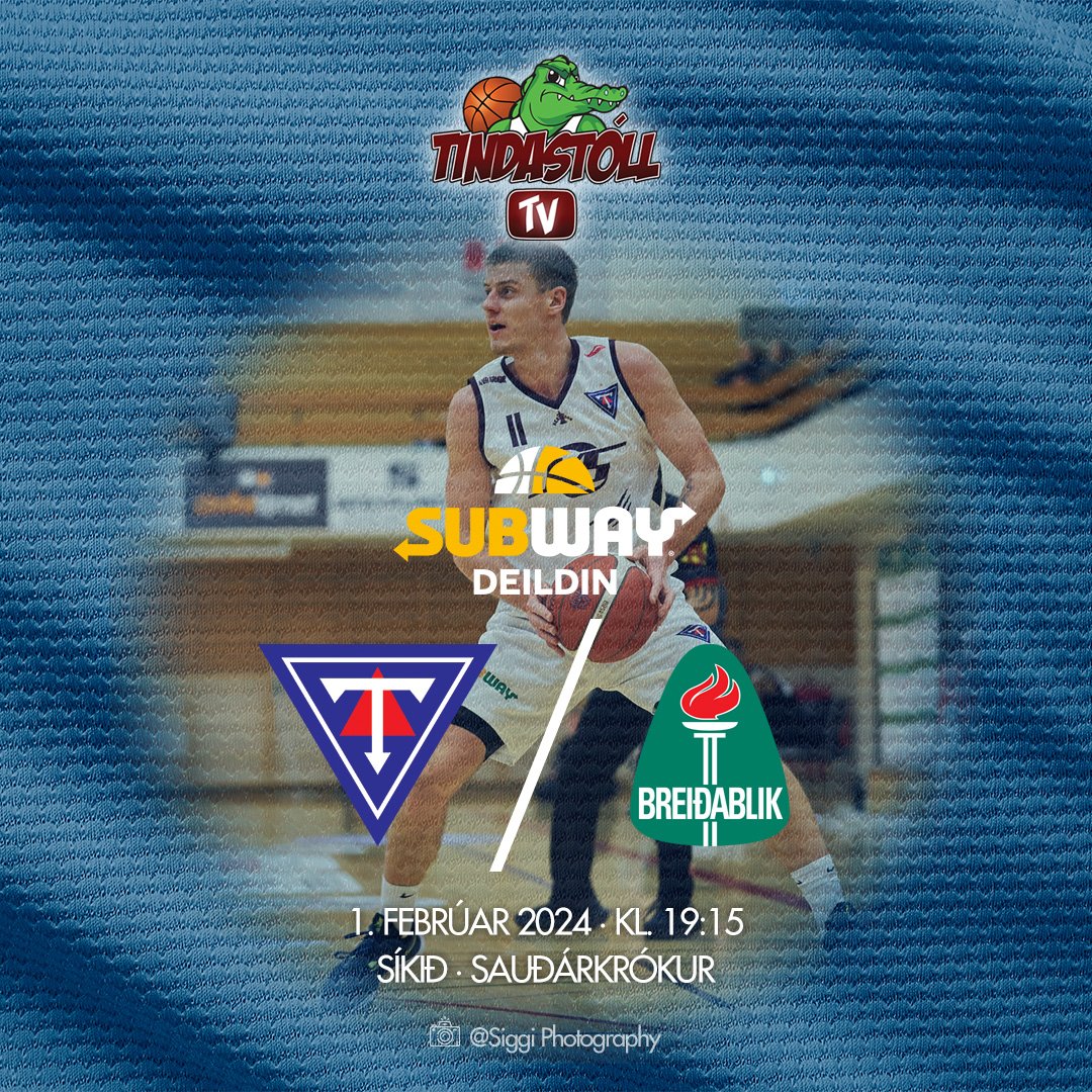 Leikdagur!
Í kvöld kl 19:15 fer fram leikur Tindastóls og Breiðabliks í Subway deild karla í Síkinu og verður leikurinn í þráðbeinni hjá okkur og hefst útsending um kl. 19:00.

Áfram Tindastóll!

#korfubolti #körfubolti

tindastolltv.com/beint/