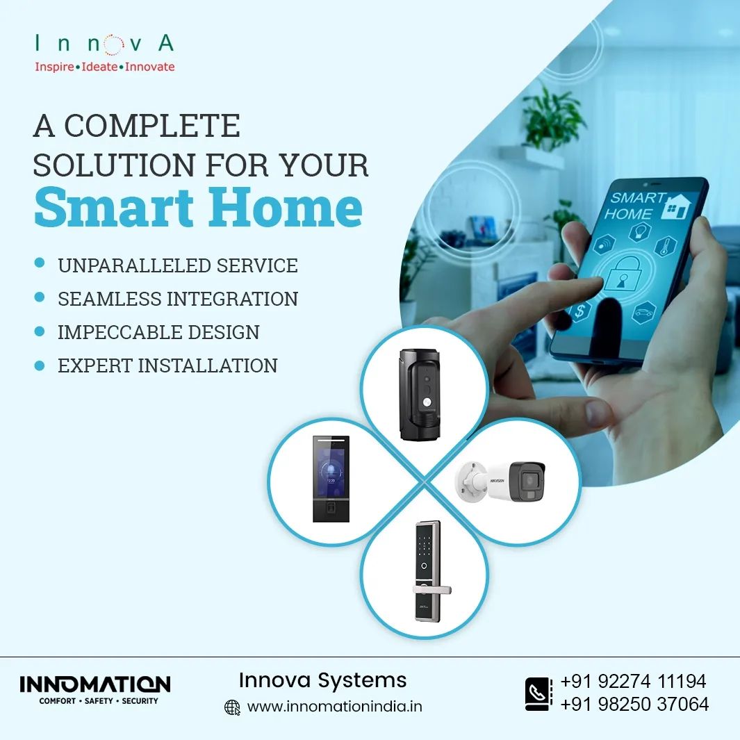 innovaindia's tweet image. Effortlessly control every aspect of your home with the touch of a button. From lighting to temperature, make your home work for you with our cutting-edge home automation technology.

#digitallockforhome #digitallocks #zkteco #biometriclock #fingerprintlock #innomation