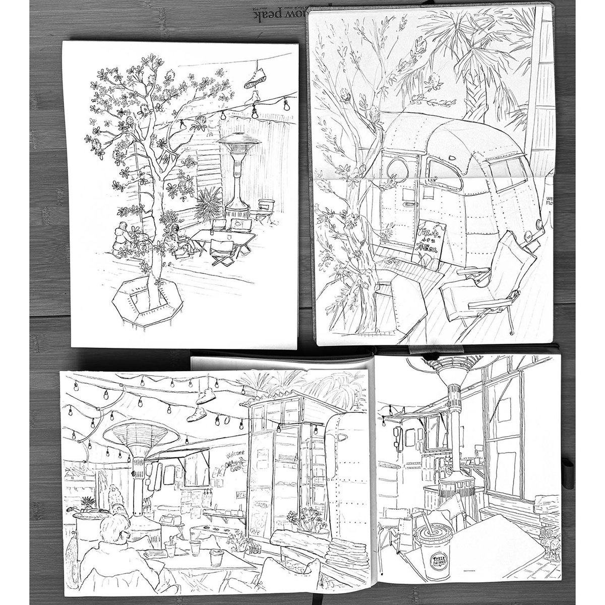 SketchSuki's tweet photo. 今日の綱島教室は大倉山のOldman’s Cafe でスケッチさせて頂きました。ベトナムフェアーと言うことでバインミーをモチーフに、美味しかったです。
#大倉山 #oldmanscafe #ベトナム #バインミー #綱島教室 #スケッチ #手帳スケッチ #カフェスケッチ #スマイソン #ピグマ #ミリペン #smythson #pigma https://t.co/5PXVAL9j11
