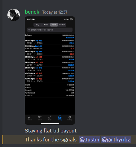ProjectZeusBot's tweet photo. Zeus delivers once again ⚡️

One of our customers now has a 4.5k payout waiting for  him after just 1 week of getting a funded account with us 🎉 https://t.co/PUFzGGQ0CZ