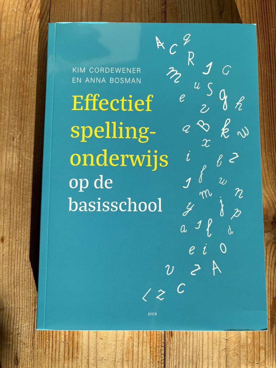 Super blij met dit nieuwe boek! Maakt de dag extra zonnig! ☀️ Grote dank aan <a href="/Uitgeverij_Pica/">Mark Veerman | Pica</a> Geweldige toevoeging voor de cursus Spellingspecialist van kwec.nl. #spelling #effectief