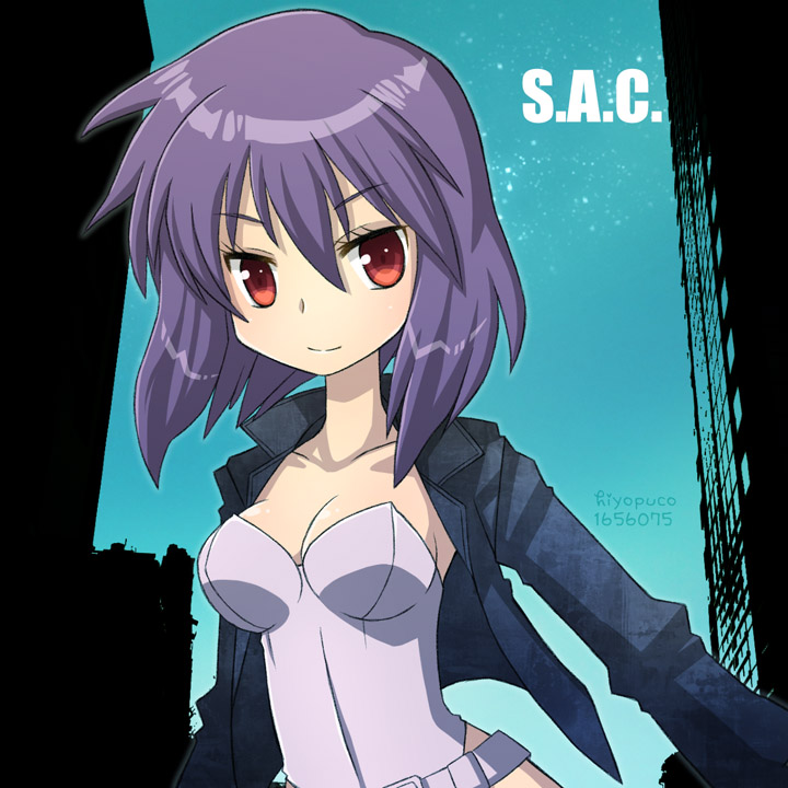 草薙素子 「今日は攻殻機動隊 S.A.Cを観ます」|ひよぷこのイラスト
