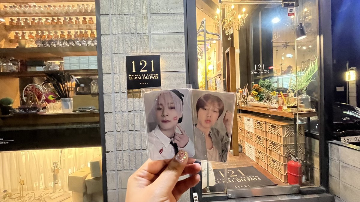 📍121 Le Mal Du Pays Went initially just to buy Moonbin & Sanha's