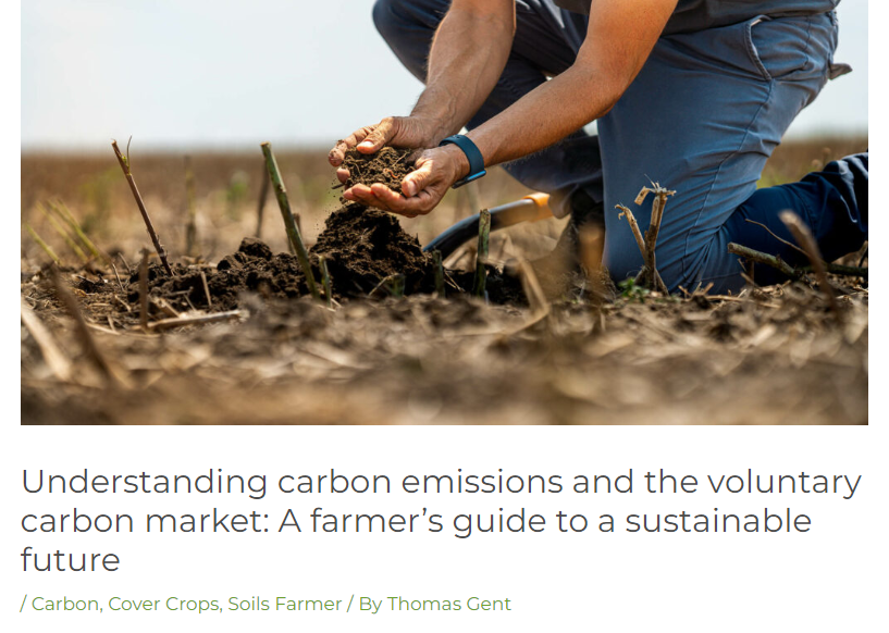 Direct Driller, Issue 25: Understanding carbon emissions and the voluntary carbon market: A farmer’s guide to a sustainable future written by Thomas Gent from @AgreenaApp 

Read more, here: directdriller.com/understanding-…

#directdrillermagazine #sustainablefarming #agriculture #regenag