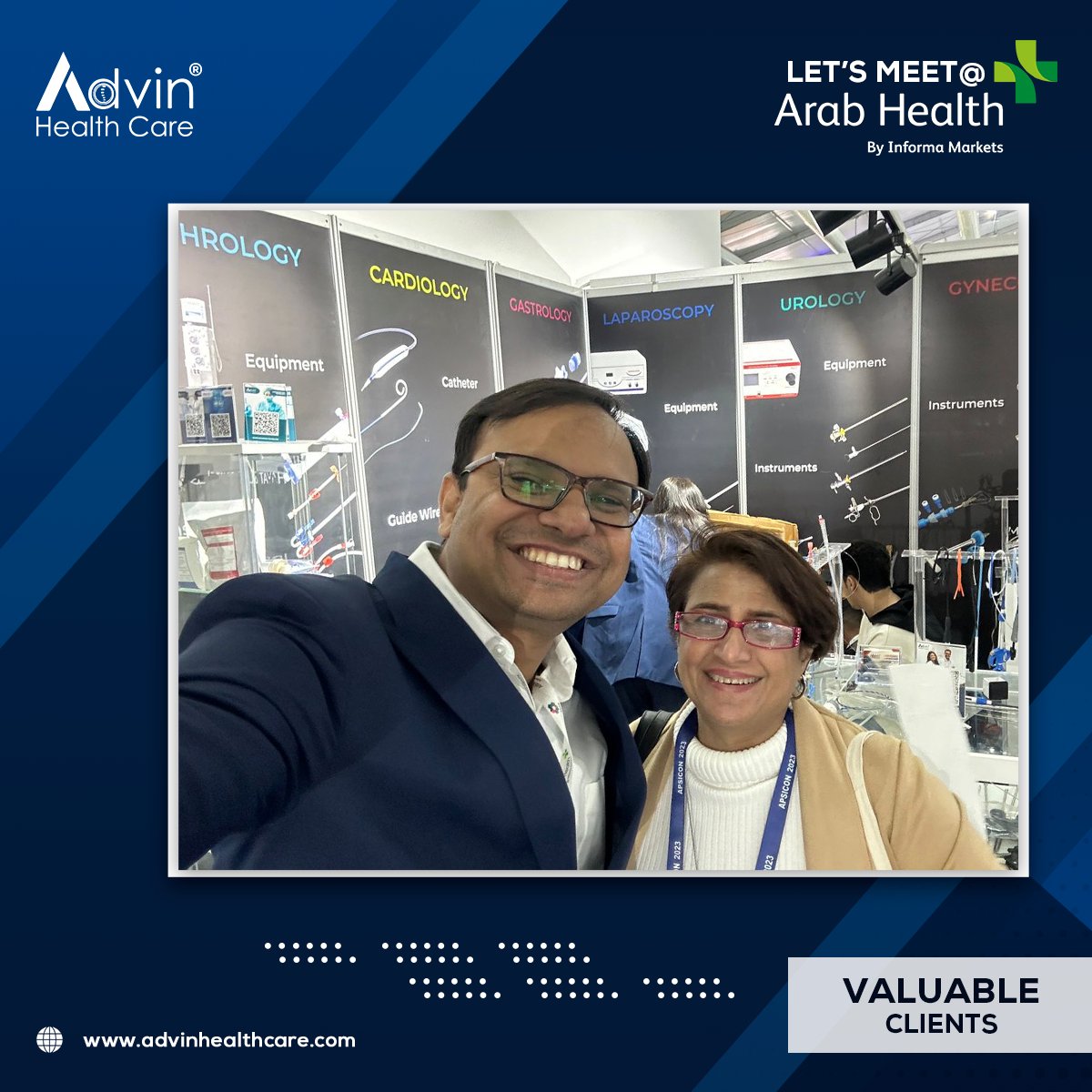 advinurology's tweet photo. Arab Health 2024 - Glimpse of Advin Health Care Stand

Email: exports@advinhealthcare.com
Website: https://t.co/uHdUqnnlAz

#arabHealth #arabhealth2024 #arabhealthexhibition #medicalexhibition #arabhealthdubai #medicalproducts #advinhealthcare #advinurology https://t.co/aE39SgDzsi