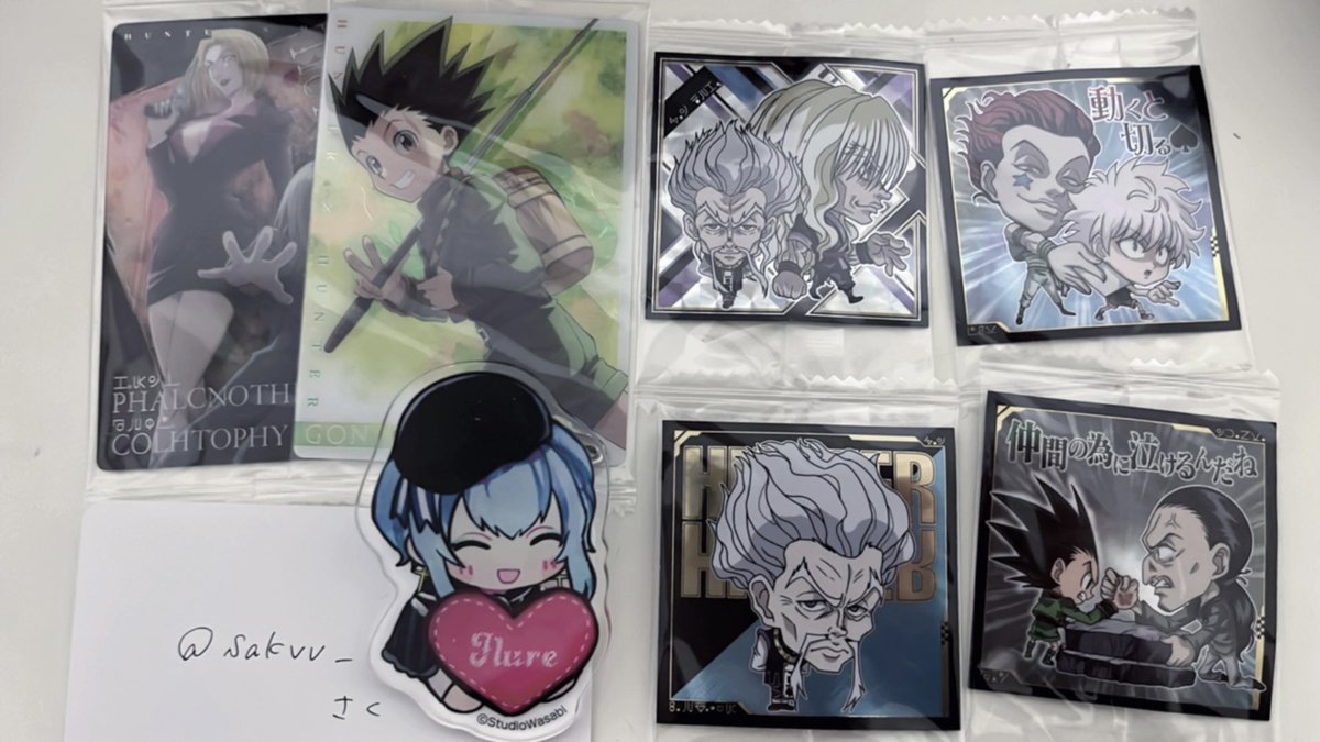 sakvv__'s tweet photo. 【交換】HUNTER × HUNTER ハンターハンター イタジャガ ウエハース

譲）画像参照

求）クラピカ

クラピカ関連の元であれば基本的にご検討致します❕🙌🏻
比率違い◎
なるべく多く引き取ってくださる方優先です🌟 https://t.co/ouxbz6aK21