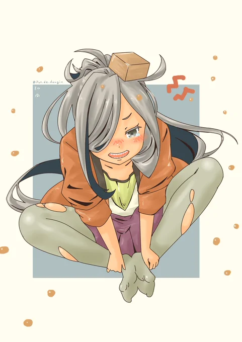朝霜ちゃん、豆に散る#艦これ 
