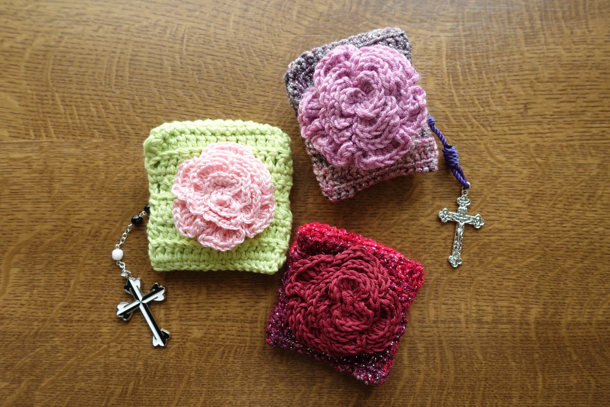 DomSrStJoseph's tweet photo. Our wonderful postulant Betheny has crocheted these beautiful rosary pouches!
Check them out in the #Dominicards shop: https://t.co/UOO4N8DWGw
#shopupdate #newproduct #rosarypouch #handmade #crocheted #crochetrose #rosary https://t.co/CUe7850sEC