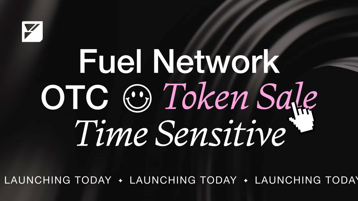 🚨 Fuel Network OTC Sale - Time Sensitive 🚨 Dear YAY Network investors, GET READY! YAY Network has managed to bring you a great opportunity to invest on a Tier 1 token at a discounted rate, however it's very time sensitive ⏰ We're proud to bring you Fuel Network OTC Token…