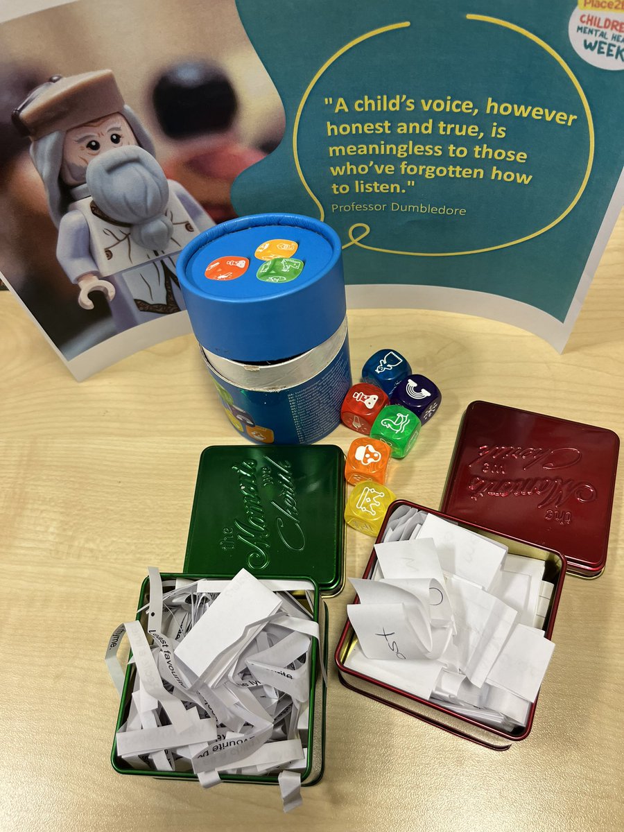 Chs_TheLibrary2's tweet photo. #TimeToTalk our conversation cafe is up and running at lunchtime today . Our tin is overflowing with fab #Questions from all our pupils. Start a conversation today 🥳🥳#TimeToTalkDay  #libraries @clydebankhigh @wdclibraries https://t.co/MnR8jCoOr0