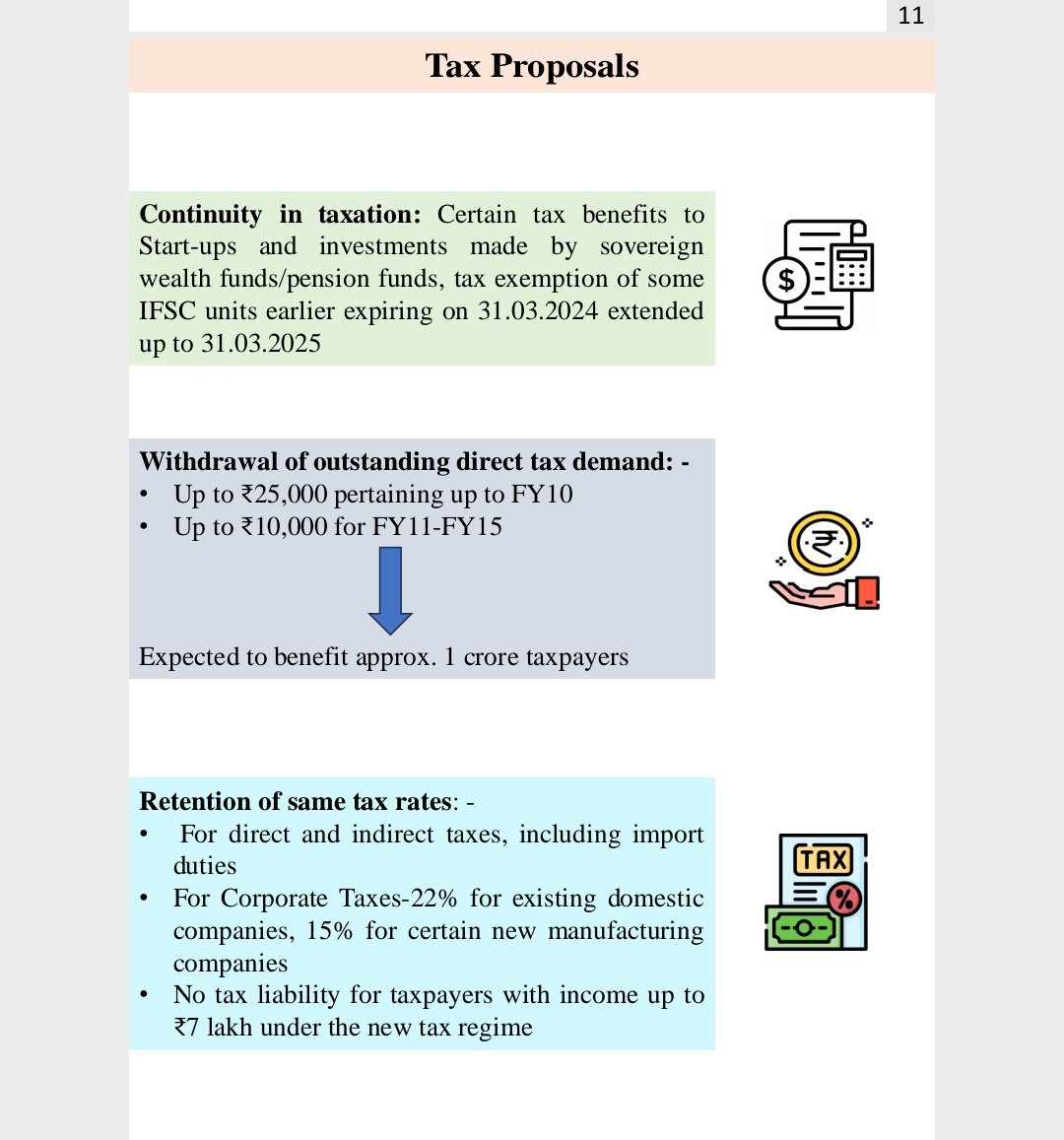 Budget at Glance #Budget2024