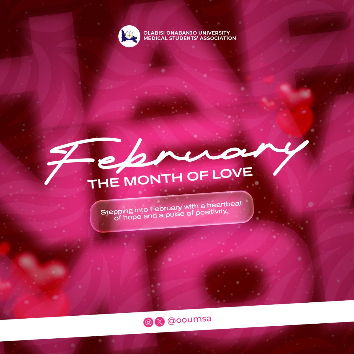 ooumsa's tweet photo. Happy February! ❤️🌟 Embrace the opportunities, cherish the moments, and make this month extraordinary.
#ooumsa #HappyNewMonth https://t.co/wT2V27Gc3O