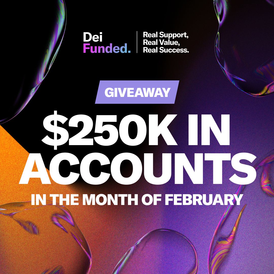 🚨 February Giveaway Alert! 🚨

We're giving back with 250k in accounts
 
To enter: 
1️⃣ Follow @Deifunded, <a href="/moneybrinter/">Brin</a> &amp; Deipartners 
2️⃣ Tag 4 friends who love trading 
3️⃣ Like &amp; Repost

📝Ends at the end of February