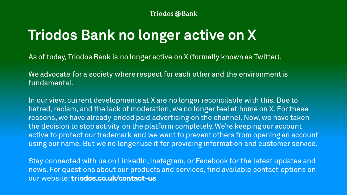 Triodos Bank UK (inactive) tweet media