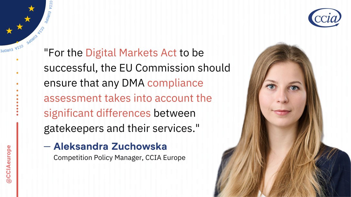 'For the #DigitalMarketsAct to be successful, the 🇪🇺 Commission should ensure that any #DMA compliance assessment takes into account the significant differences between gatekeepers and their services,' stresses @zuchowska_a. 👉 project-disco.org/european-union…