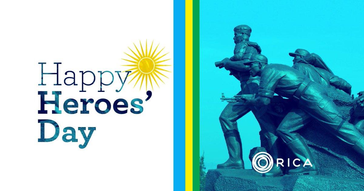 RICA_Rwanda's tweet photo. On Heroes’ Day, we pay tribute to the individuals who have sacrificed for the betterment Rwanda. Their spirit and commitment continues to inspire us all. #RwandanHeroesDay #Inspiration #Unity" https://t.co/2A2bsXvKkN