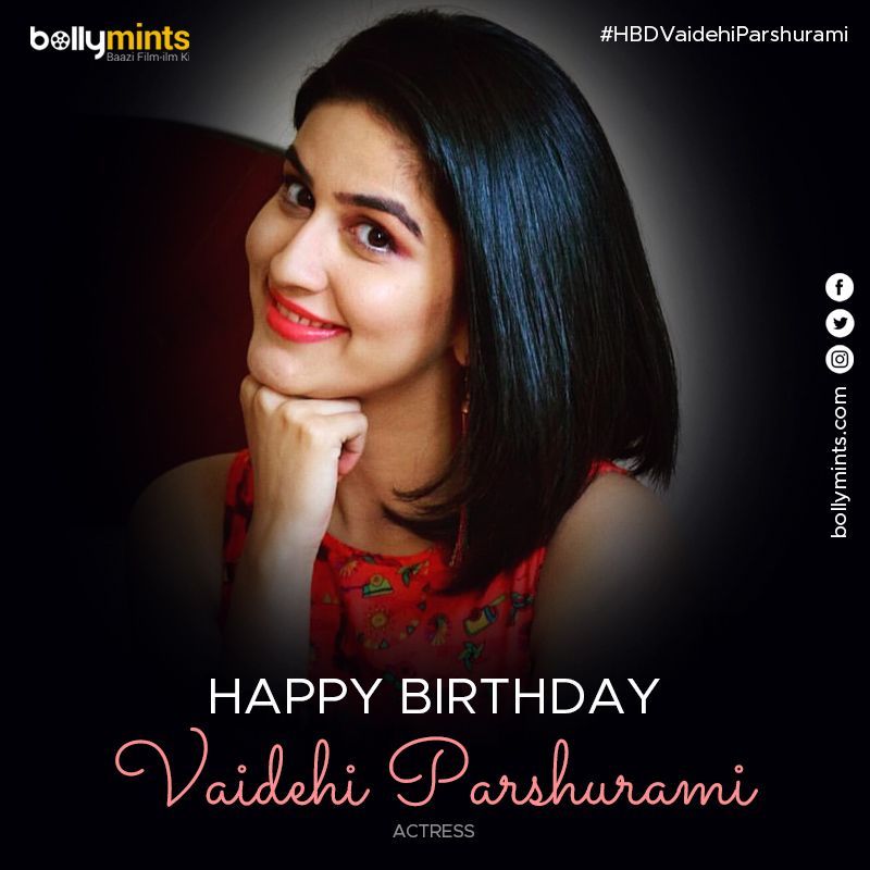 Wishing A Very Happy Birthday To Actress #VaidehiParshurami !
#HBDVaidehiParshurami #HappyBirthdayVaidehiParshurami