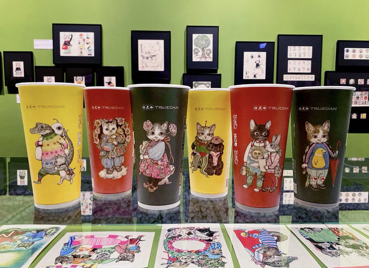 奇幻動物森林樋口裕子展 を記念して #珍煮丹 でこのカップになります